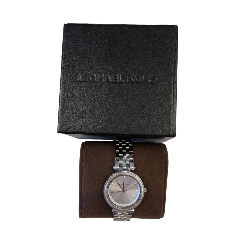 Michael Kors MK3364 Mini Darcy 33MM Stainless Steel Silvertone - Picture 4 of 16
